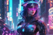 黑科技壁纸，动漫女性的高科技故事