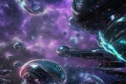 宇宙黑科技壁纸，未来科技与自然的完美融合