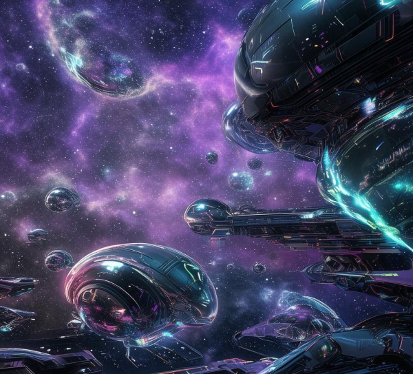 宇宙黑科技壁纸,未来科技与自然的完美融合 宇宙黑科技壁纸,未来科技与自然的完美融合